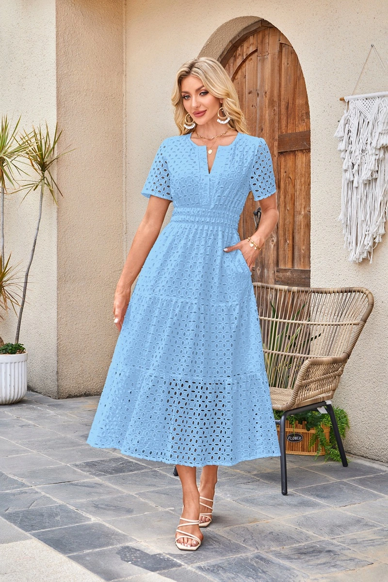 Light blue beach dress